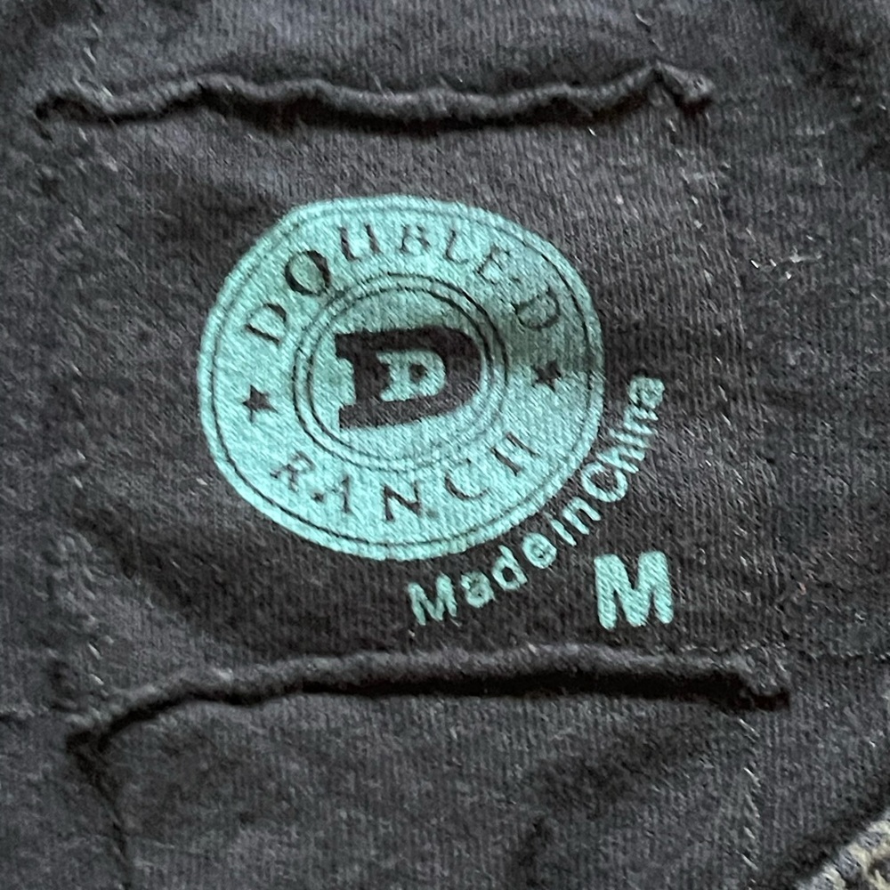Double D Ranch Black and Green Long Sleeve Tee - Picture 5 of 6